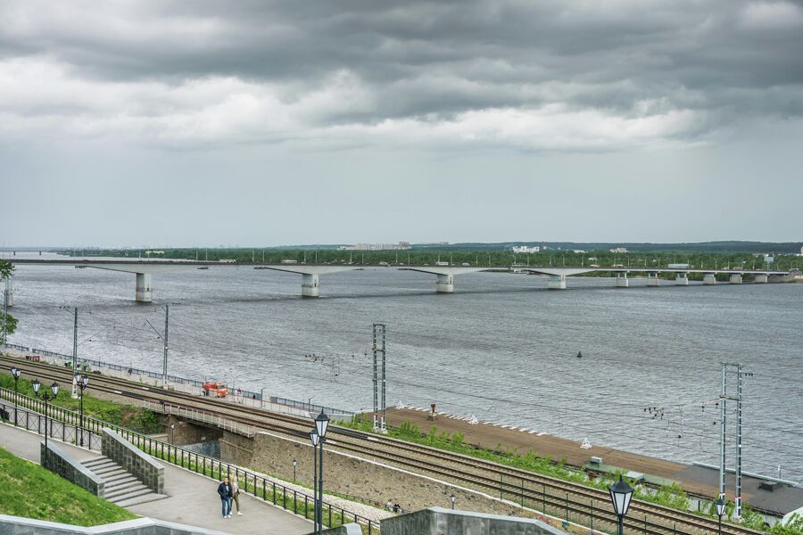 Набережная реки Камы в Перми Набережная реки Камы в Перми