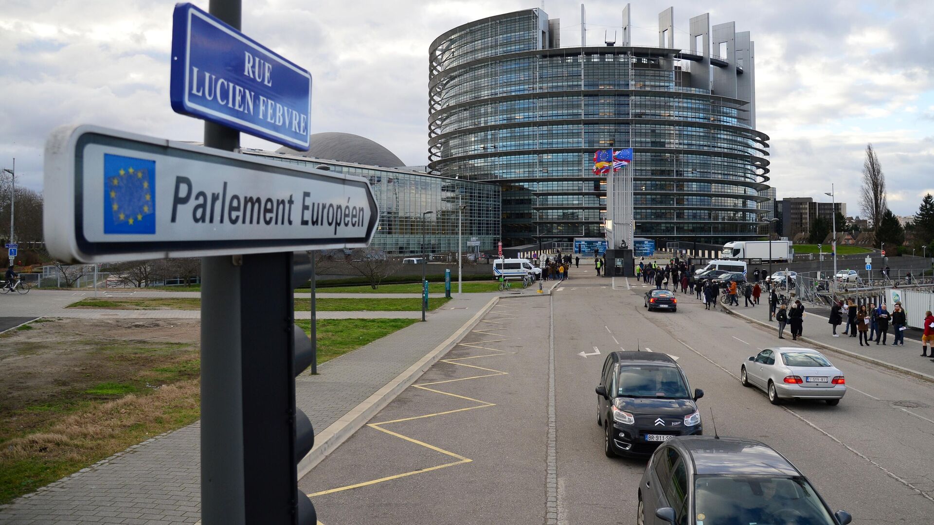 Главное здание Европарламента в Страсбурге Главное здание Европарламента в Страсбурге - РИА Новости, 1920, 28.04.2021