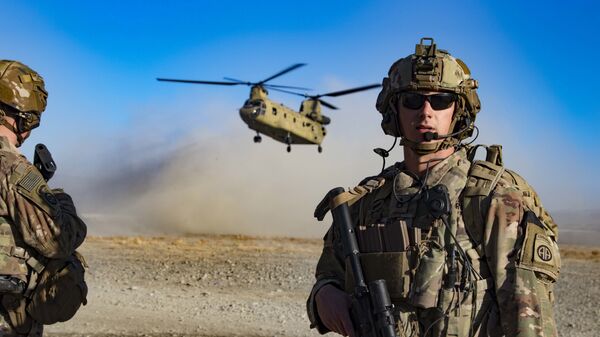 Американские военные на юго-востоке Афганистана Американские военные на юго-востоке Афганистана