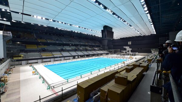 Олимпийский бассейн в Токио
