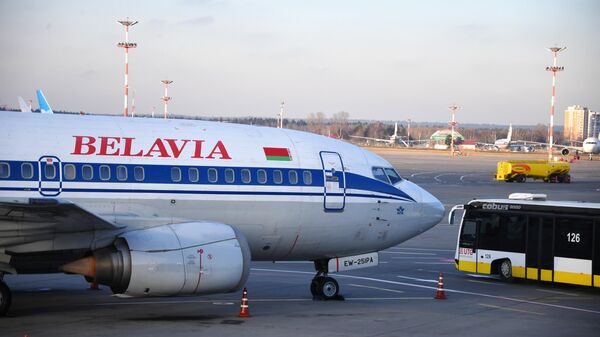 Самолет авиакомпании Белавиа Самолет авиакомпании Белавиа