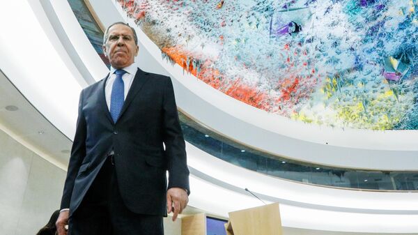 Министр иностранных дел РФ Сергей Лавров на сегменте высокого уровня 43-й сессии Совета ООН по правам человека (СПЧ) Министр иностранных дел РФ Сергей Лавров на сегменте высокого уровня 43-й сессии Совета ООН по правам человека (СПЧ)