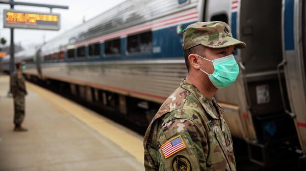 Сотрудники Национальной гвардии США Сотрудники Национальной гвардии США