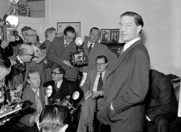 Лидер Кембриджской пятёрки Ким Филби. 1955 год Лидер Кембриджской пятёрки Ким Филби. 1955 год