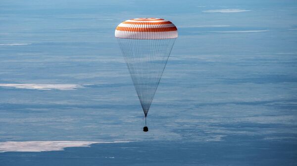Посадка пилотируемого корабля Союз МС-15 Посадка пилотируемого корабля Союз МС-15