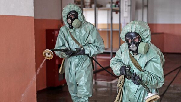 Дезинфекция сборного пункта военного комиссариата Краснодарского края Дезинфекция сборного пункта военного комиссариата Краснодарского края