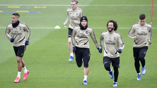 Футболисты "Реала" впервые с 11 марта тренировались в полном составе