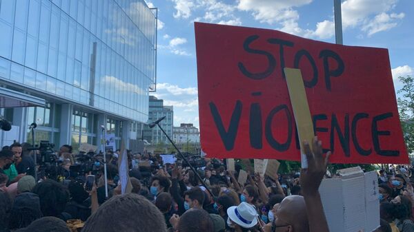 Протесты в Париже 02.06.2020 Протесты в Париже 02.06.2020