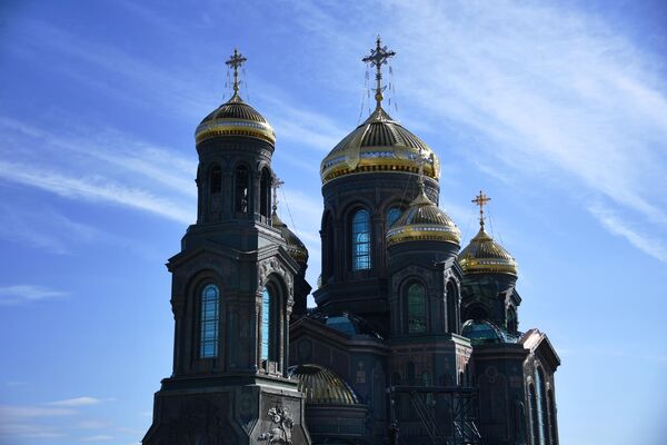 Освящение главного храма Вооруженных сил РФ в парке Патриот Освящение главного храма Вооруженных сил РФ в парке Патриот