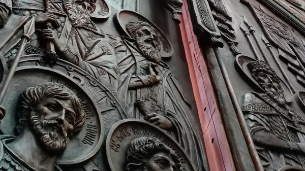Собор Воскресения Христова - главный храм Вооруженных сил РФ. Подмосковье, парк Патриот Собор Воскресения Христова - главный храм Вооруженных сил РФ. Подмосковье, парк Патриот