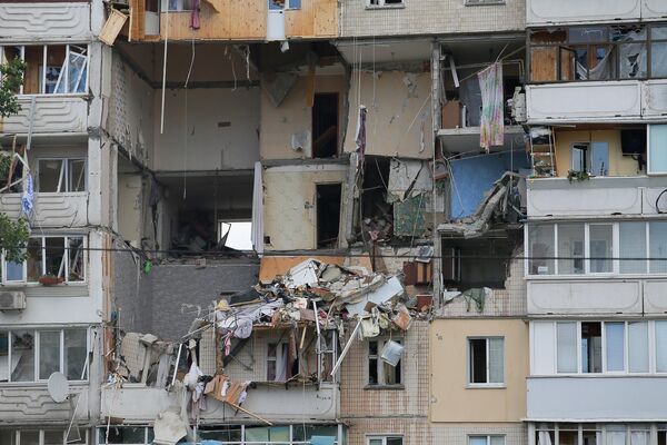 Взрыв газа в жилом доме в Киеве Взрыв газа в жилом доме в Киеве