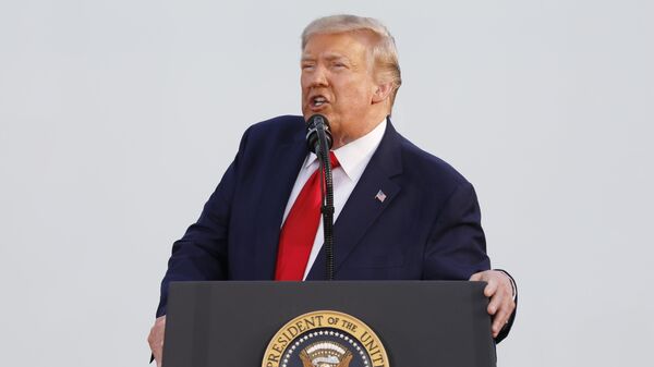 Президент США Дональд Трамп выступает в Вашингтоне на праздновании Дня независимости США Президент США Дональд Трамп выступает в Вашингтоне на праздновании Дня независимости США
