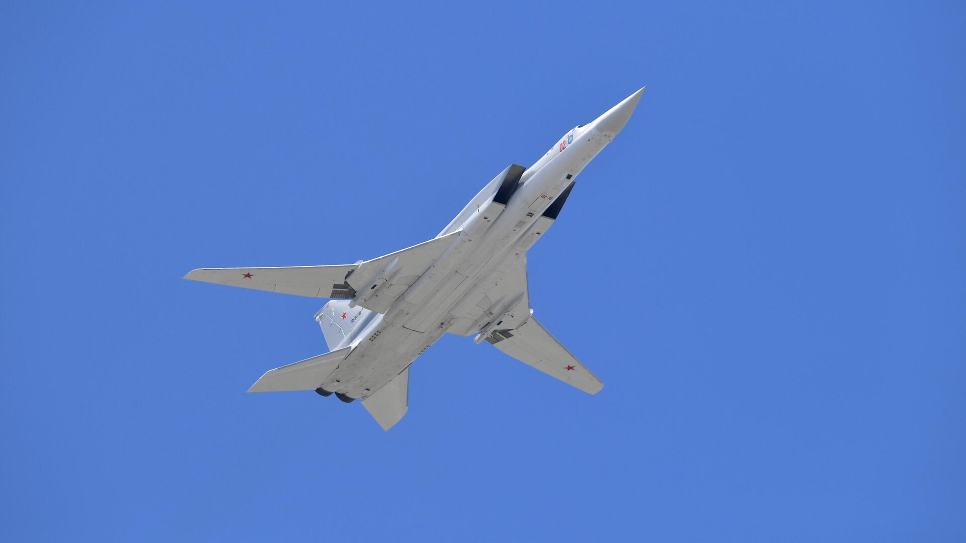 Дальний сверхзвуковой бомбардировщик-ракетоносец Ту-22М3 Дальний сверхзвуковой бомбардировщик-ракетоносец Ту-22М3 - РИА Новости, 1920, 05.08.2021