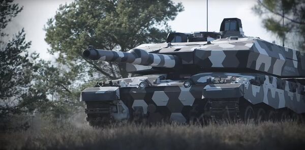 Испытания перспективной 130-мм гладкоствольной танковой пушки L51. Стоп-кадр видео Испытания перспективной 130-мм гладкоствольной танковой пушки L51. Стоп-кадр видео