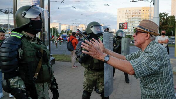 Акция протеста в Минске Акция протеста в Минске