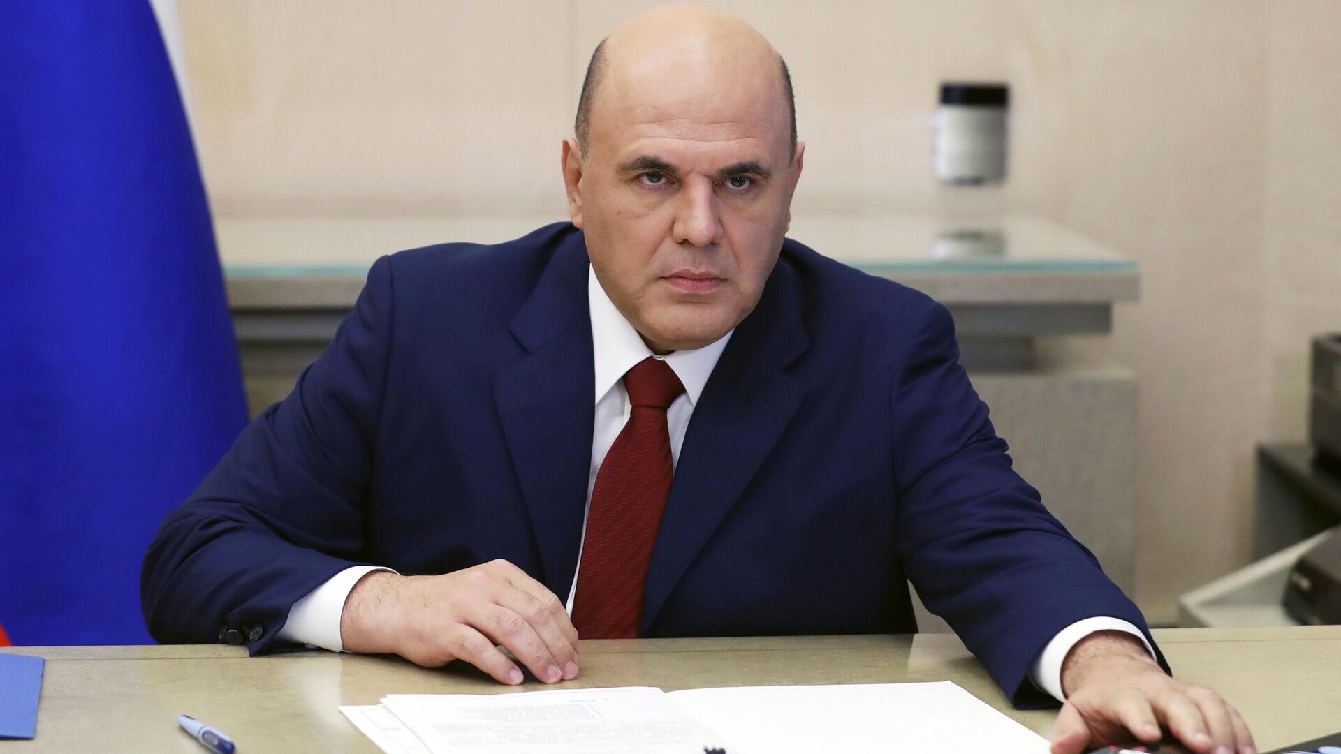Председатель правительства РФ Михаил Мишустин проводит совещание с вице-премьерами РФ в режиме видеоконференции Председатель правительства РФ Михаил Мишустин проводит совещание с вице-премьерами РФ в режиме видеоконференции - РИА Новости, 1920, 26.10.2020