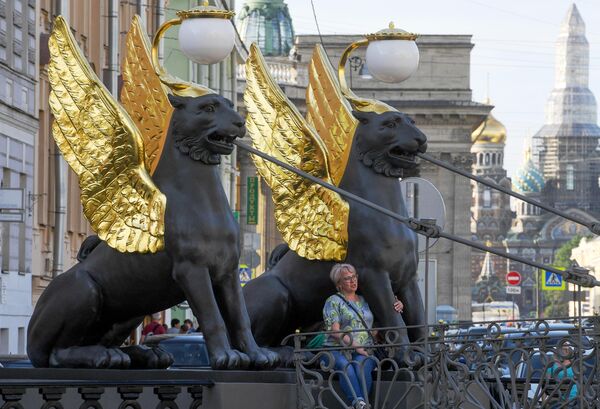 Банковский мост в Санкт-Петербурге Банковский мост в Санкт-Петербурге