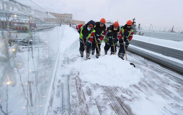 Снегопад в Москве Снегопад в Москве