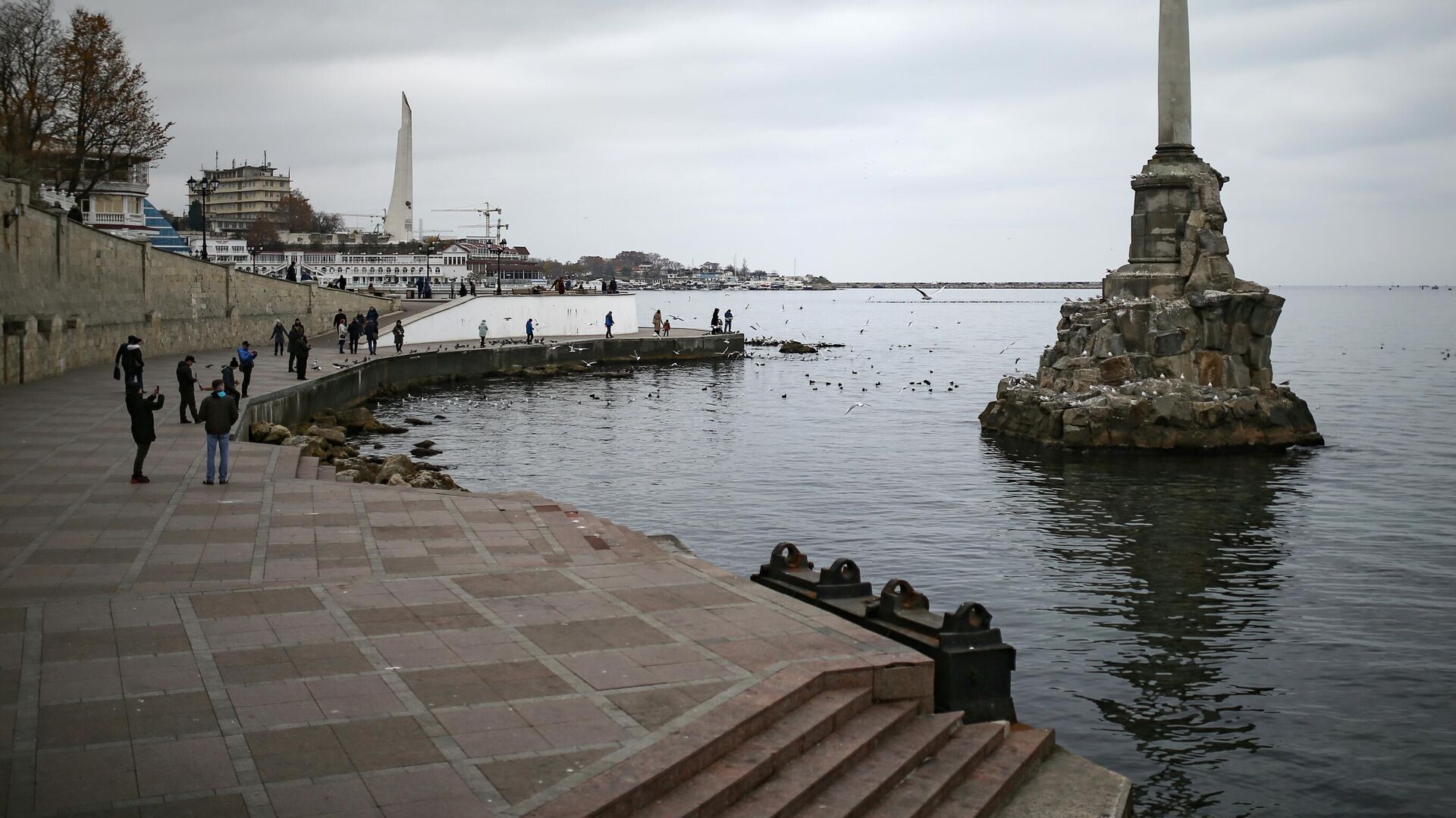 Памятник затопленным кораблям в Севастополе - РИА Новости, 1920, 26.03.2021