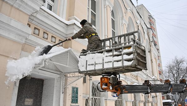 Снегопад в Москве Снегопад в Москве