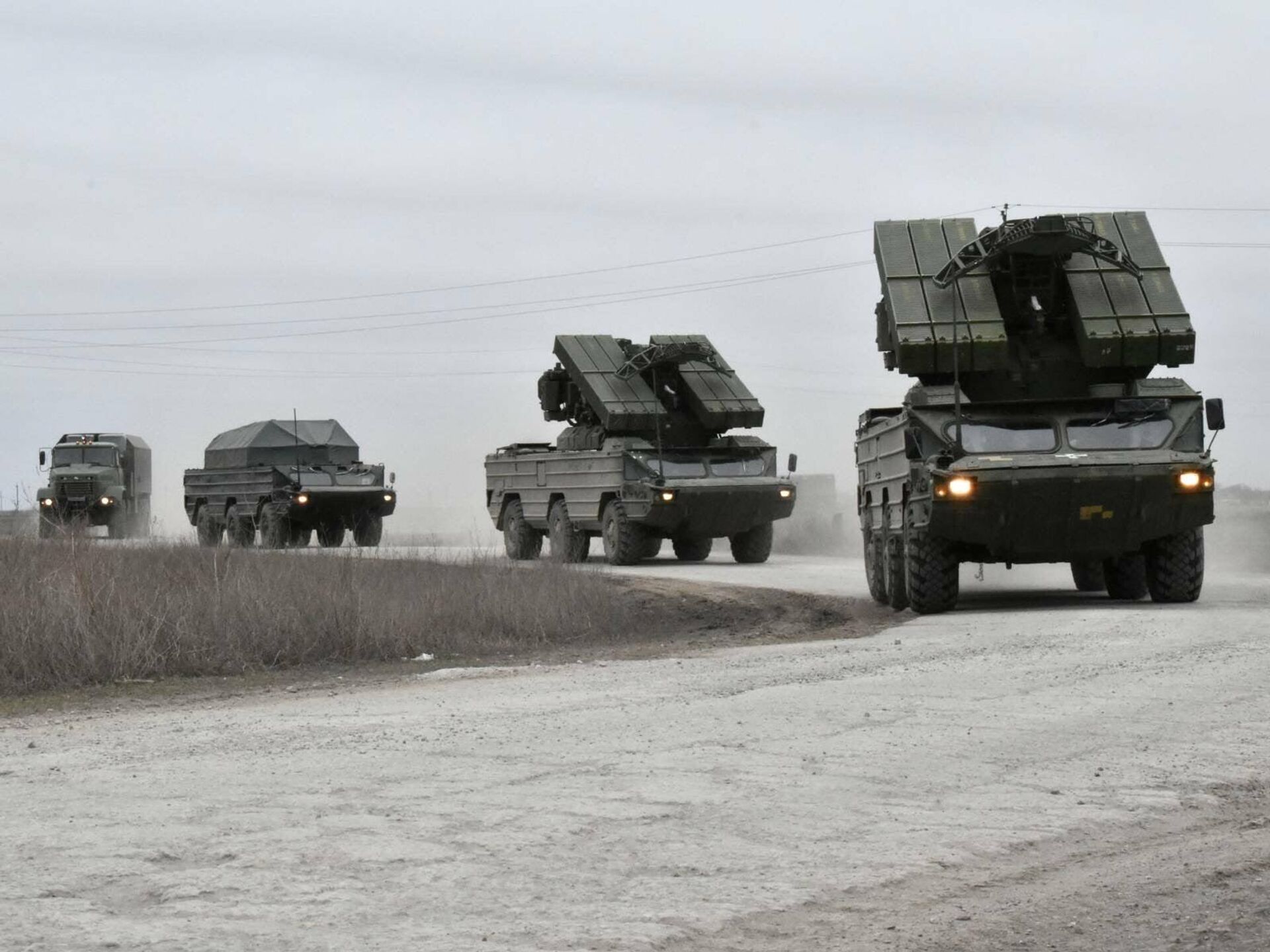 Учения ВС Украины на границе с Крымом Учения ВС Украины на границе с Крымом - РИА Новости, 1920, 27.04.2021