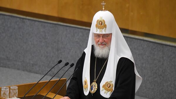 Патриарх Кирилл наградил митрополита Илариона орденом Сергия Радонежского