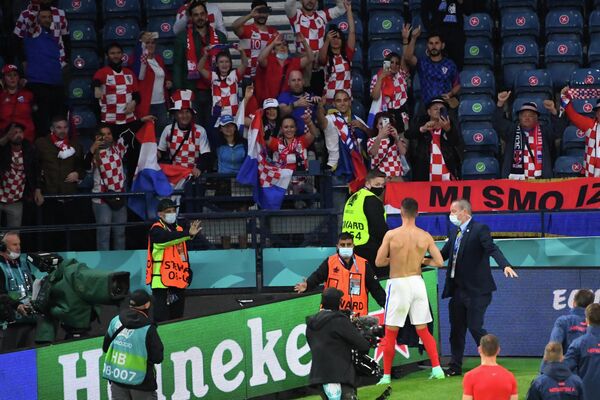 Форвард сборной Хорватии Иван Перишич Форвард сборной Хорватии Иван Перишич