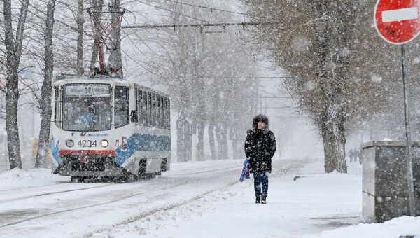 Снег в Москве Снег в Москве