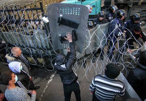 Митинг сторонников референдума о статусе Донецкой области Митинг сторонников референдума о статусе Донецкой области