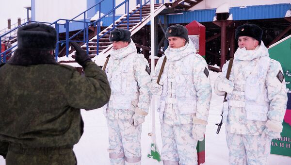 Пограничная застава Нагурское, Земля Франца-Иосифа. Архивное фото Пограничная застава Нагурское, Земля Франца-Иосифа. Архивное фото