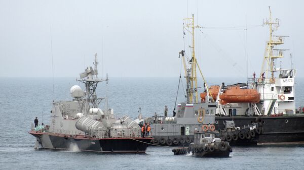 Ракетный катер Прилуки (U153) военно-морских сил Украины. Архивное фото Ракетный катер Прилуки (U153) военно-морских сил Украины. Архивное фото