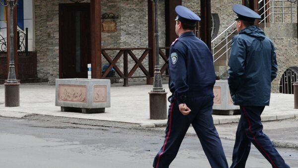 Сотрудники правоохранительных органов МВД Украины. Архивное фото Сотрудники правоохранительных органов МВД Украины. Архивное фото