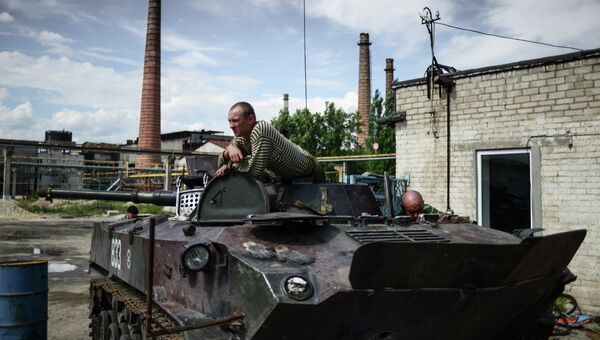 Батальон Призрак народного ополчения Луганска. Архивное фото Батальон Призрак народного ополчения Луганска. Архивное фото