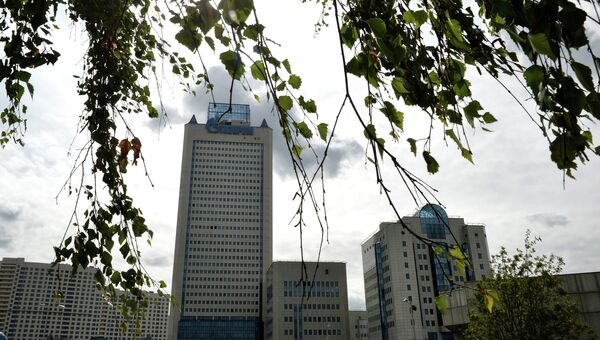 Здание ОАО Газпром в Москве. Архивное фото Здание ОАО Газпром в Москве. Архивное фото