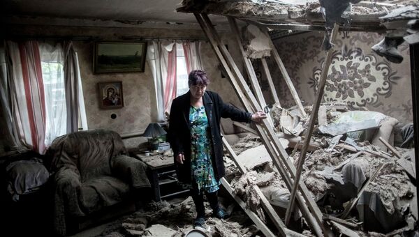 Ситуация в Славянске. Архивное фото. Ситуация в Славянске. Архивное фото.