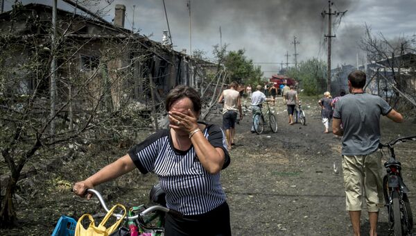 Ситуация в Луганской области. Архивное фото Ситуация в Луганской области. Архивное фото