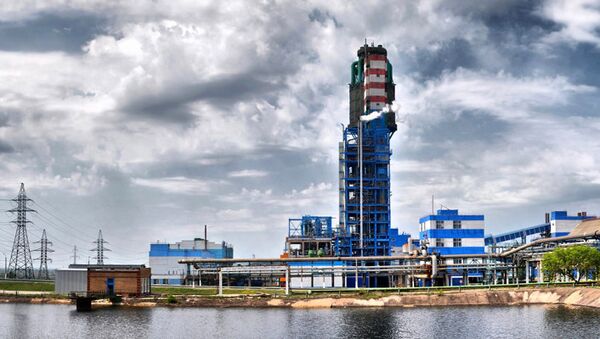Завод Стирол в Горловке. Архивное фото Завод Стирол в Горловке. Архивное фото