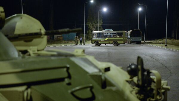 Передача военных украинской стороне на пункте пропуска Весело-Вознесенка Передача военных украинской стороне на пункте пропуска Весело-Вознесенка