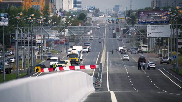 Новая многоуровневая транспортная развязка на Варшавском шоссе