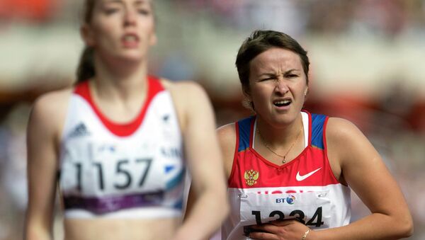 Российская спортсменка Светлана Сергеева Российская спортсменка Светлана Сергеева