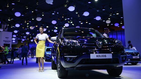 Автомобиль Renault Koleos. Архивное фото Автомобиль Renault Koleos. Архивное фото