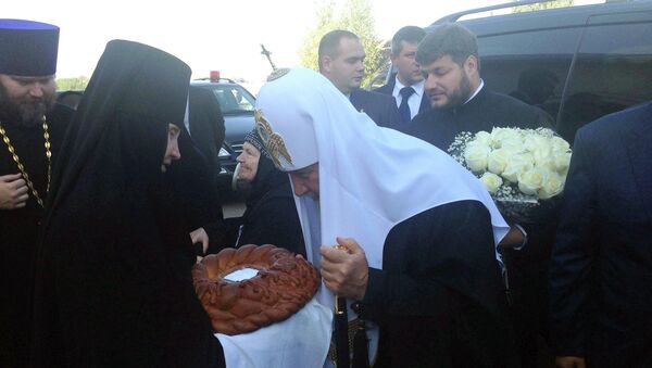 Патриарх Кирилл в Пскове Патриарх Кирилл в Пскове
