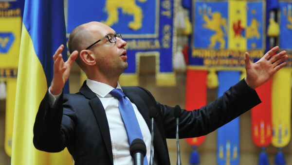 Премьер-министр Украины Арсений Яценюк. Архивное фото Премьер-министр Украины Арсений Яценюк. Архивное фото