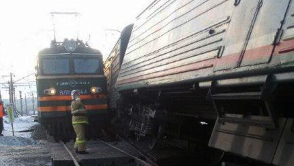 Столкновение поездов возле станции Сабик на Урале Столкновение поездов возле станции Сабик на Урале
