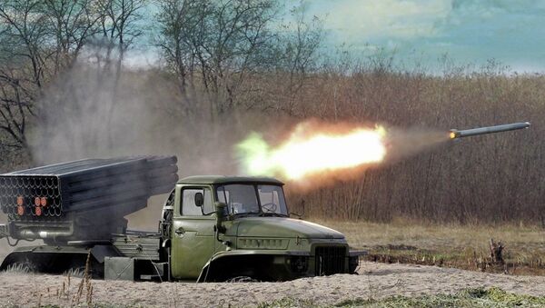 Реактивная система залпового огня БМ-21 «Град» Реактивная система залпового огня БМ-21 «Град»
