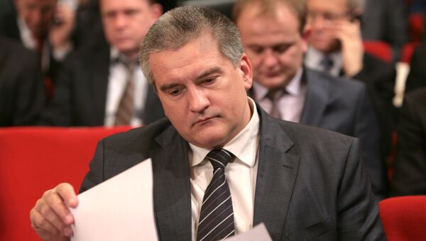 Глава Республики Крым Сергей Аксенов. Архивное фото Глава Республики Крым Сергей Аксенов. Архивное фото