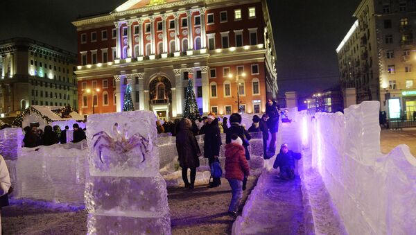 Празднование Нового года на Красной площади Празднование Нового года на Красной площади