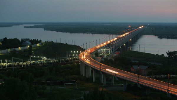 Вид на Хабаровск. Архивное фото Вид на Хабаровск. Архивное фото