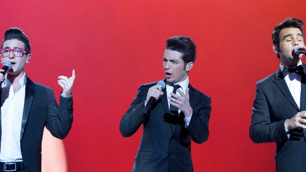 Итальянская группа Il Volo. Архивное фото Итальянская группа Il Volo. Архивное фото