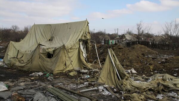 Ситуация в Донбассе. Архивное фото Ситуация в Донбассе. Архивное фото
